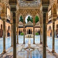 Moorish Courtyard�